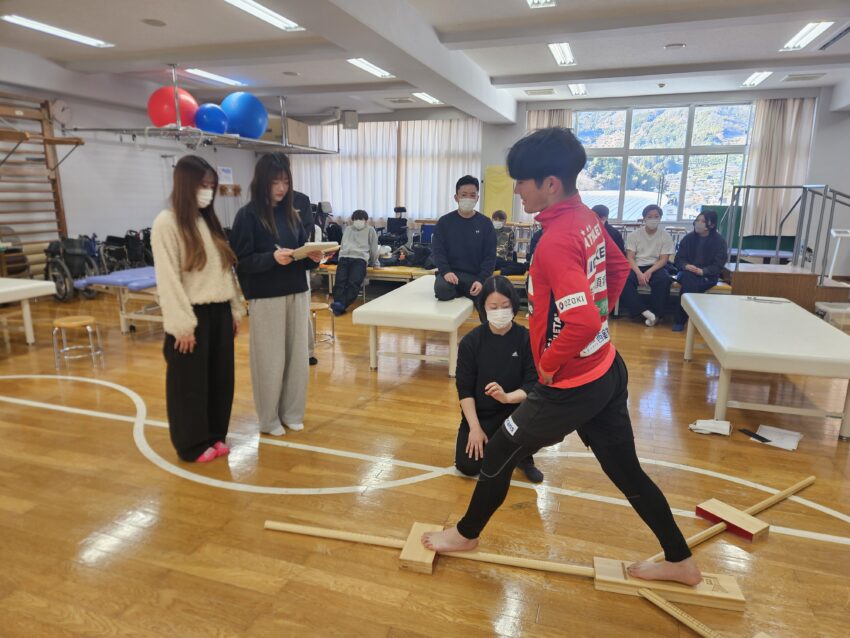 トップアスリートサポートクラブの学生や1年生も測定に参加